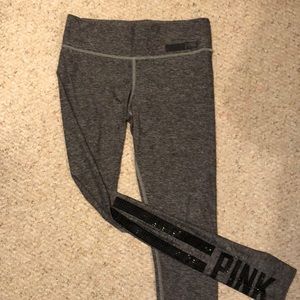 Dark gray PINK yoga pants
